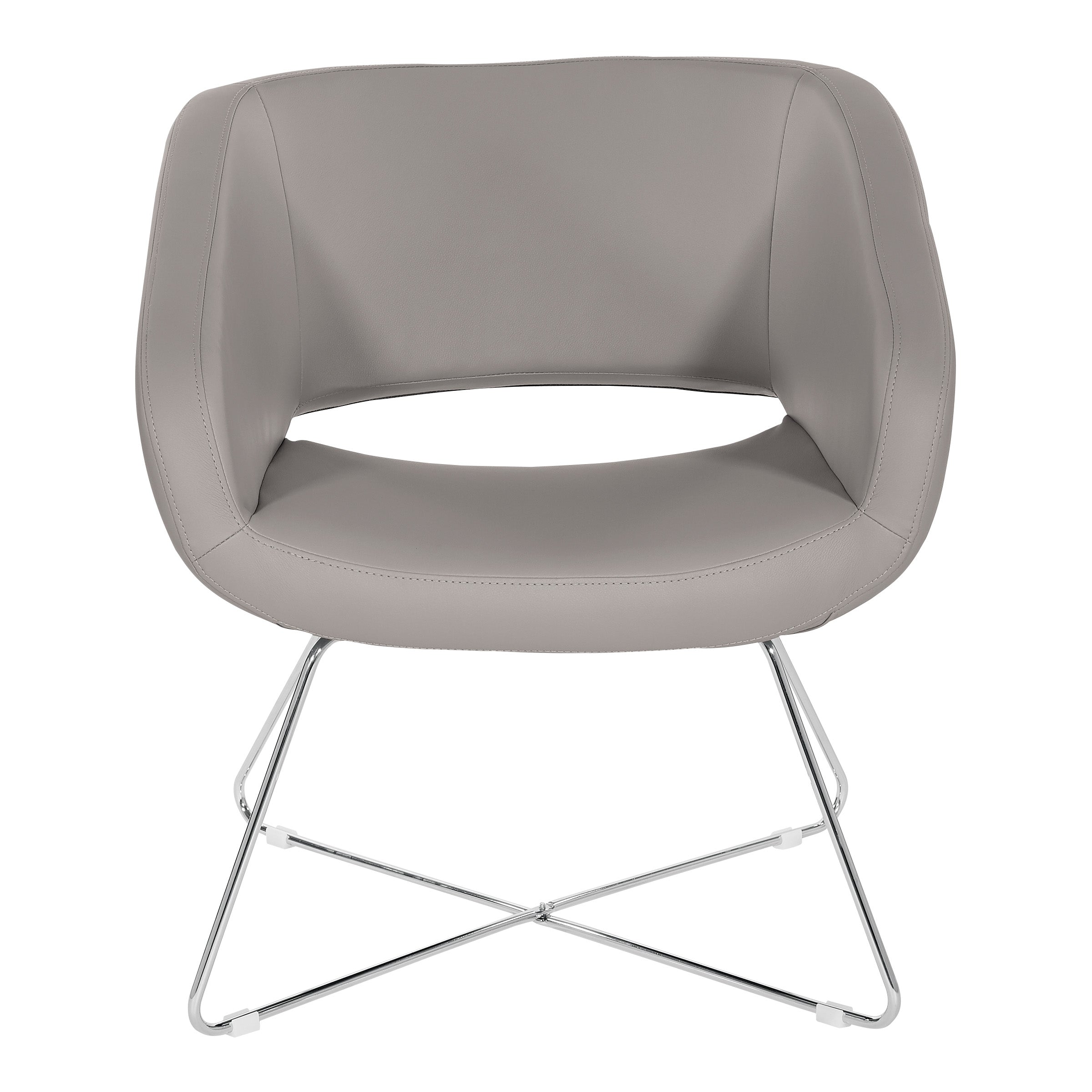 Faux Leather Lounge Chair